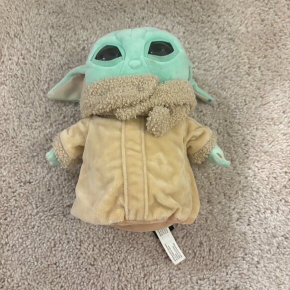 Star Wars Grogu Baby Yoda‎ Plush Toy 8” Stuffed Doll Bean Bottom - Picture 1 of 10